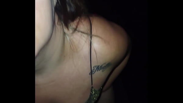 Wife sucks cuckold while being groped by strangers at Glory Hole