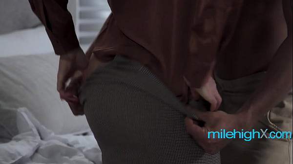 Petite Big Butt Gorgeous Babe Slides On Her Lover’s Cock