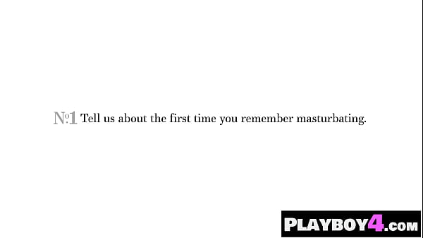 Big ass black MILF passion masturbation after hot interview for the Playboy