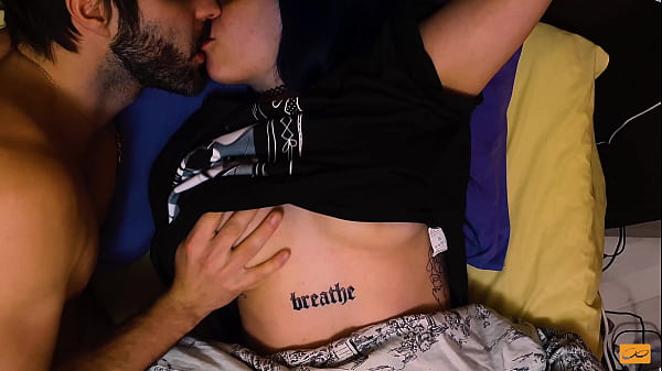 HOT KISSING and NIPPLE play is everything that she needs to CUM hard - Unlimited Orgasm