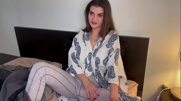 Huge Step Mother’s boner was caught by her nerdy stepson and she asked him to lick it