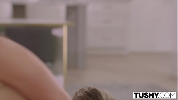 TUSHY European Beauty Gapes For Her Husband's Boss