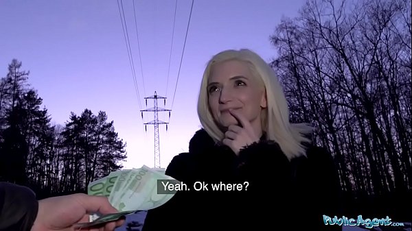 Public Agent Pretty skinny student receives facial in cheap Czech hotel