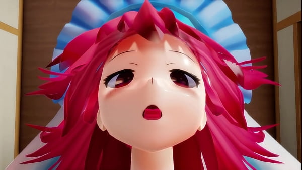 MMD Futanari Sex (Touhou Helping The Gardener!)