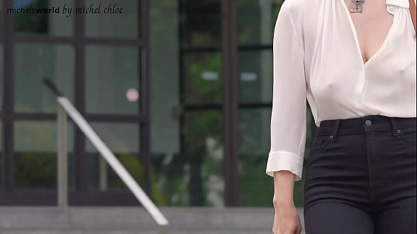 submissive business woman - exposed in public