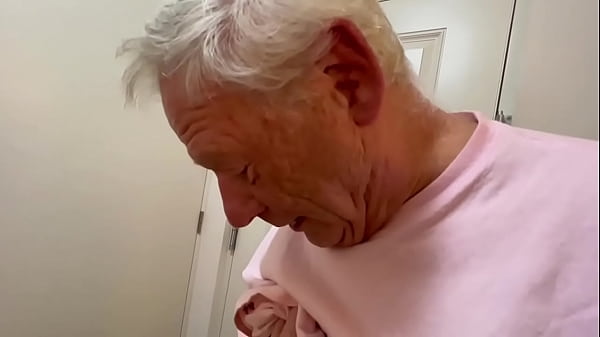 Black college chick fucks neighborhood grandpa