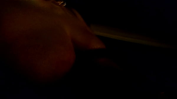 Riding around flashing my boobs at night Thumbnail