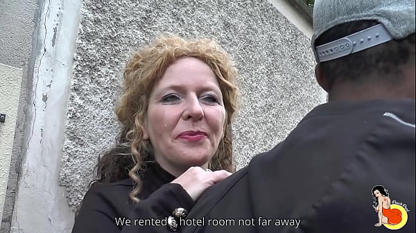 Sexy Milf gets a hardcore DP from a white & black cocks