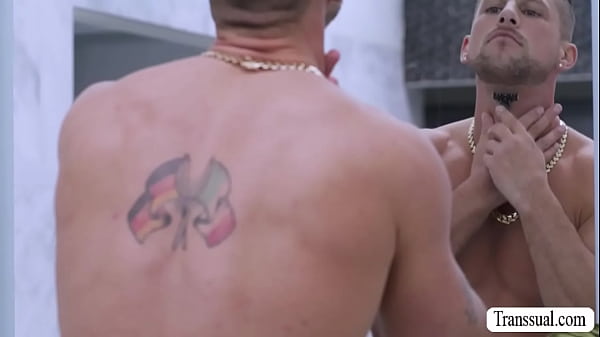 My shemale stepsister let me fuck her asshole