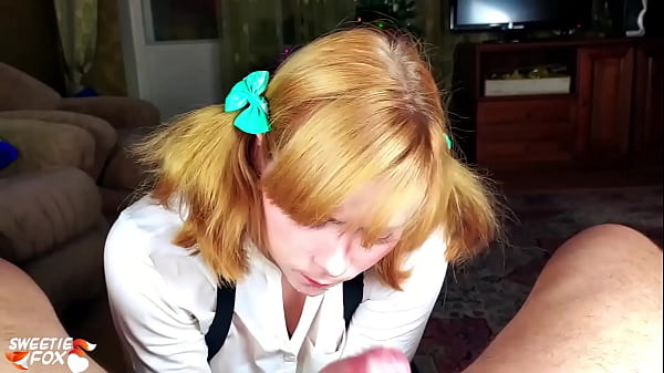 Cute Redhead Deepthroat Dick Lover and Anal Sex after
