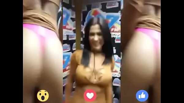 Showing her pink thong Thumbnail