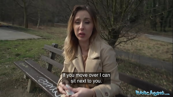 Public Agent MILF with stunning big natural boobs gets creampied