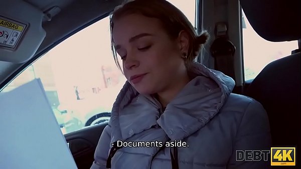 DEBT4k. Teen babe wants to go shopping but first she sucks boner