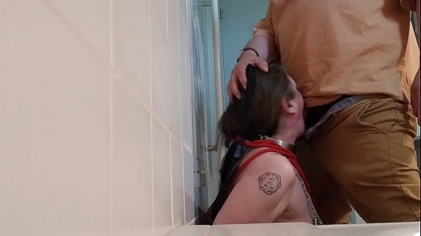 Esclave F seance dressage avec lavage de la bouche au savon 18 juin 2021