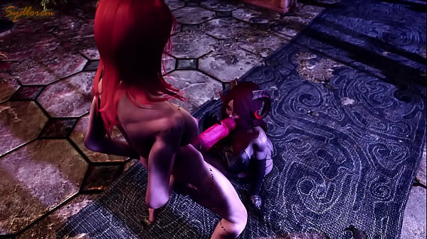 Démon női heréjével élvezteti a lányt