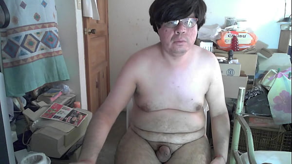 Fully naked emo cumload
