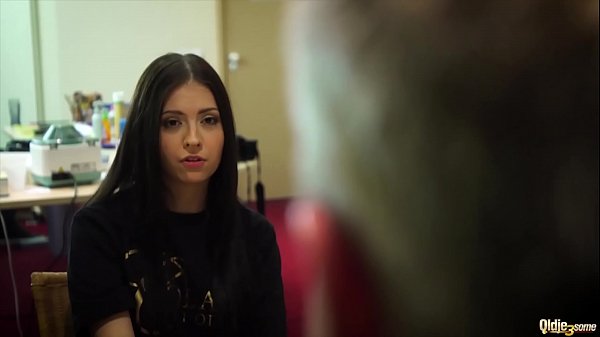Hot old vs young threesome scene with grandpa fucking 2 teens