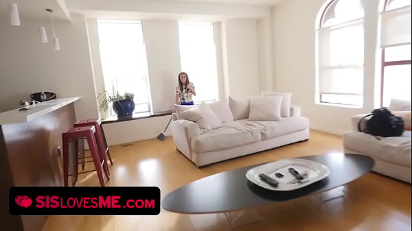 Kara Faux blowjob her step bros big cock to keep their secret