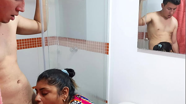 Aly Denali gives a good blowjob