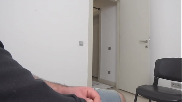 Young Hijab lady caught me jerking off. Risky jacking off and Dickflashing.