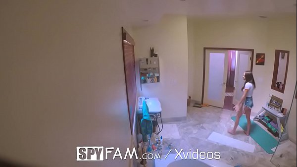 SPYFAM Horny Big Tit Step Sister Caught Masterbating