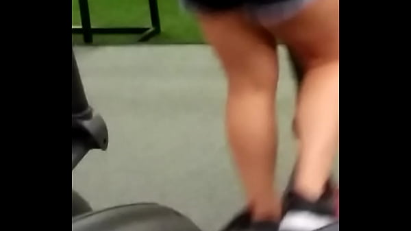 booty in grey shorts Thumbnail