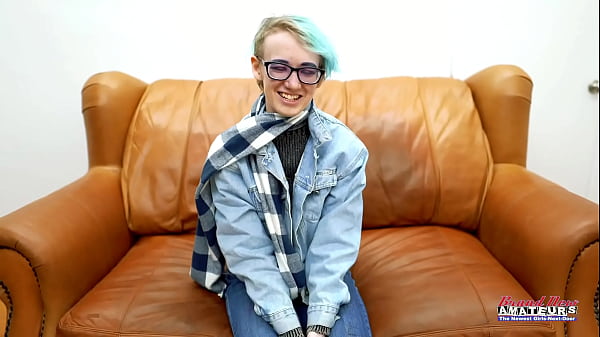 Skinny Blue Haired Raven Finger Fucks Her Pussy And Enjoys Sucking A Cock! Thumbnail