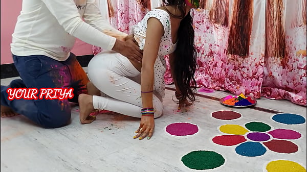 Holi special: Indian Priya had great fun with step brother on Holi occasion