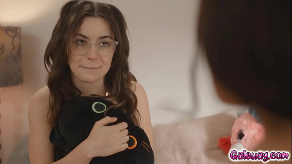 Lulu Chu sneaks off to do much more than kissing with Electra Rayne leading them to have an intimate sex