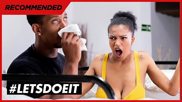 HORNYHOSTEL - (Tina Fire, Jesus Reyes) - Huge Tits Ebony Latina Gets Her Pussy Banged By BBC Panty Sniffer