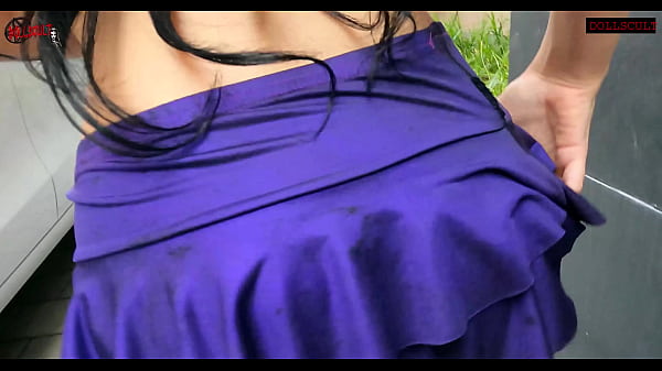 Young lesbians Sissi and Mel have sex in public