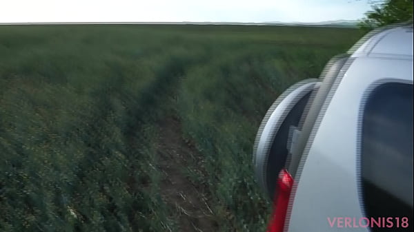 First date took a girl to a field to fuck her tiny pussy