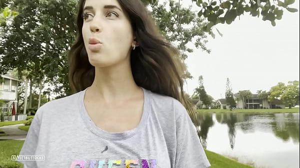 Walking down the street with cum on face