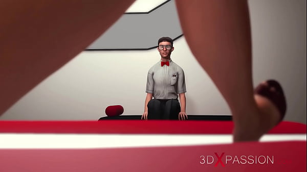 3d cuckold! Horny young blonde fucked hard by a big black cock