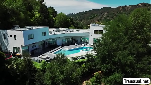 Stud Roman Todd gets analed by busty TS Tori Easton