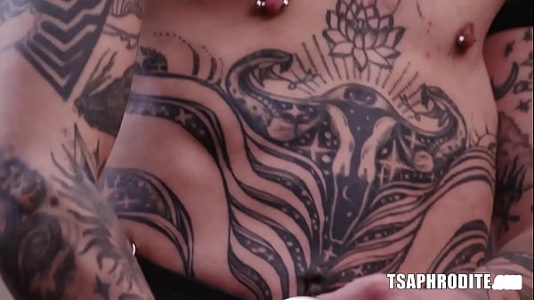 Submissive TS Aphrodite Adams Is Being Dominated By FTM Austin Spears!