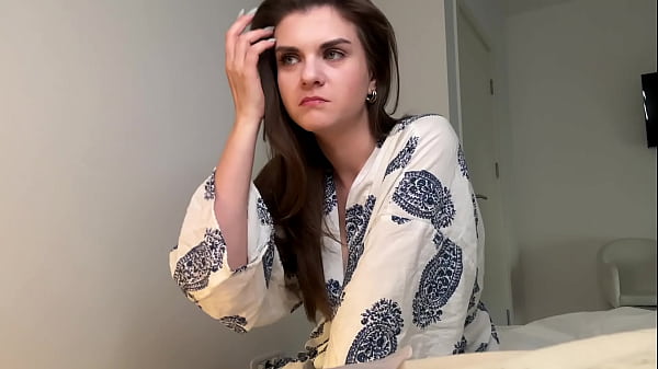 Stepmother was caught by her stepson in her bedroom while she cumming