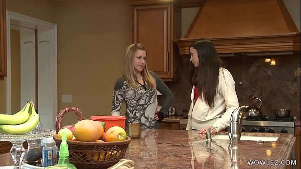 Lesbian Couple having MakeUp Sex featuring Georgia Jones and Lena Nicole