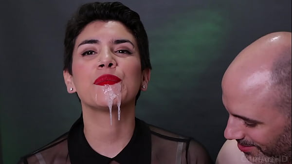 Cum dripping from mouth