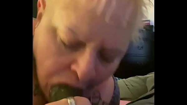 Trailer granny gumjob deepthroat 9 inch BBC facial only gags once on 9 inch cock  no teeth