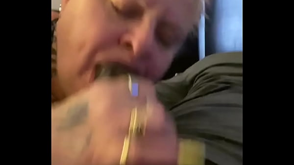 Trailer granny gumjob deepthroat 9 inch BBC facial only gags once on 9 inch cock  no teeth