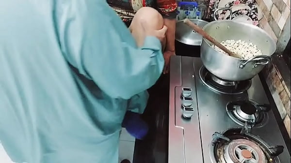 Indian Wife Busy in Cooking While Her Ass Hole Fucked By Her Cuckold Husband With Clear Hindi Audio