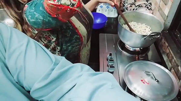 Indian Wife Busy in Cooking While Her Ass Hole Fucked By Her Cuckold Husband With Clear Hindi Audio