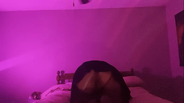 Thick White Goth Girl Dance Tease In All Black