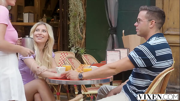 VIXEN Lilly has hot threesome on her honeymoon with Zazzie