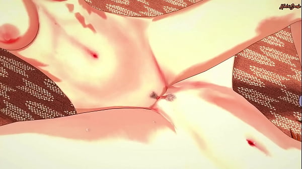 Nezuko and Kanao lick pussy and trib until they orgasm together - Demon Slayer Hentai.