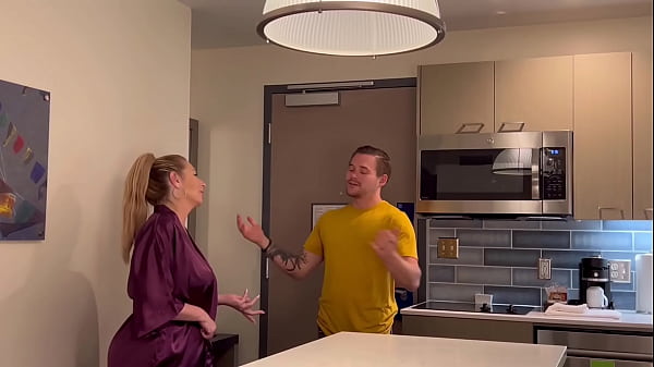 Stepson Alex Envy Comes Find His Stepmom Danni Jones To Get Her To Come Home Any Way He Can