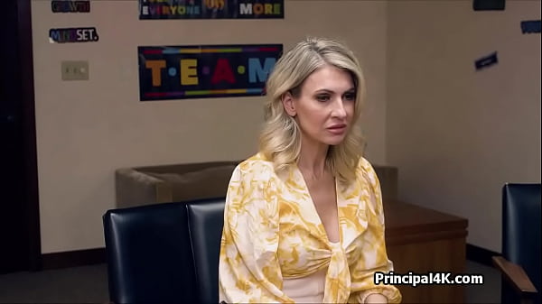 Fake titty housewife bends over for dick