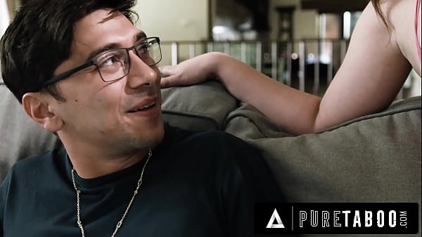 PURE TABOO Teen Stepsister Leana Lovings Knows How Bad Her Virgin Stepbrother Wants To Fuck Her