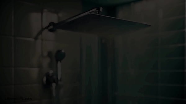 Brunette Bombshell took a shower